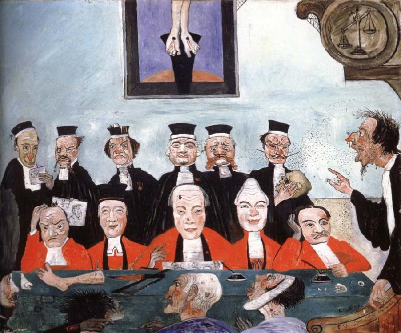 James Ensor The Wise judges